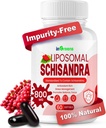 800MG Schisandra Organic Extract, Schisandra Supplement, Schisandra Berry Softgels for Energy Support, Liver Health, Antioxidanttien suojelu & Dgestive Wellness - 60 Softgels, Made in USA