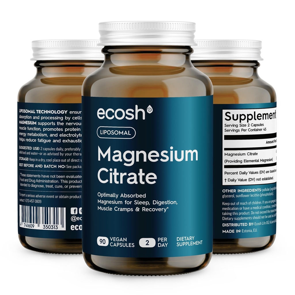 Liposomaalinen magnesiumsitraattikapselit .....................................................................................................................................................................................................................................................