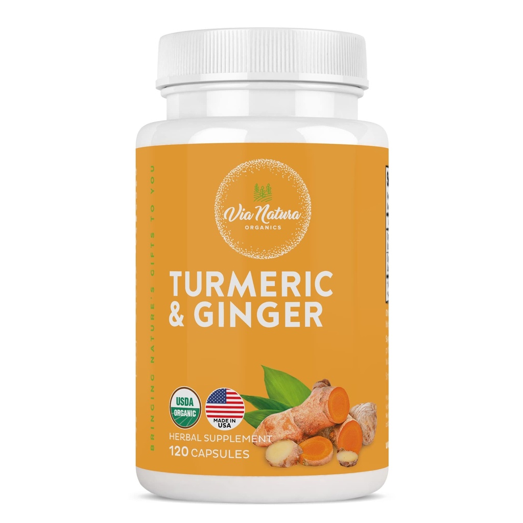 Kurkuma & inkiväärikapselit 1000 mg ...