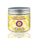 Deve Herbes Pure Triphla Powder (Emblica officinalis) + (Terminia belerica) + (Terminia chebula) Organic Certified Natural Therapeutic Grade 200gm, (7.05oz)