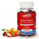 Halal vitamiineja aikuisille - Halal Multivitamiinit naisten ja miesten - A-vitamiinia, C, D, E, B6, B12 - Kasvissyöjä, Halal Gummies - 90