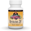 Source Naturals Resveratrol, sydämen ja terveen ikääntymisen hoitoon* 200 mg - 30 tablettia