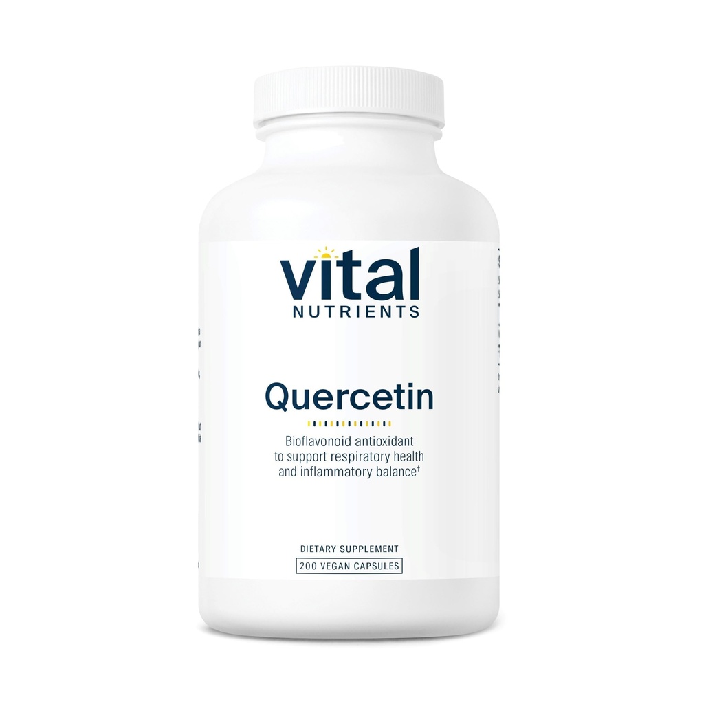 Elintoiminnot Quercetin Vegan Quercetin täydennysosa Bioflavonoidien kanssa Sinukseen, hengitysteihin, sydämeen ja immuunitoimintoihin Tuki Gluteeni, maitotuotteet, soijaton 500 mg 200 kapselia
