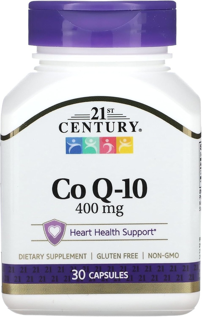 21st Century Co Q10 400 mg Veg-kapselit, 30