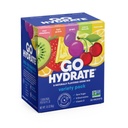 GoHydrate Low Sodium Electrolytes Powder Packets Sugar Free - Instant Hydration Daily Drink Mix - Zero Sugar Water Flavor Packet Singlar med vitamin D - (Variety Pack, 30 Packs)