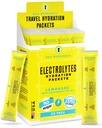 Avainaineet Elektrolyyttejä Powder Packets 20 pakkaus - Ei sokeria, Virkistävä sitruuna, Hydraation Packets Electrolyte Powder for Recreaseing Electrolyte Drink Mix Packets - Zero Calories