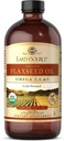 Solgar Earth Source Organic Pellavaöljy - 16 fl oz - Cold Pressed - Omega 3, 6 & 9 - USDA Organic, non-GMO, Gluteeniton - Noin 31 Tarjoilut