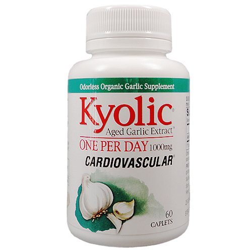 Kyolic Aged valkosipuliuute Yksi per päivä, 60 Kapselit, 1000 mg, alkaen Wakunaga