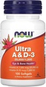 Ultra A & D3, 100 Softgels mennessä nyt Foods (paketti 3)