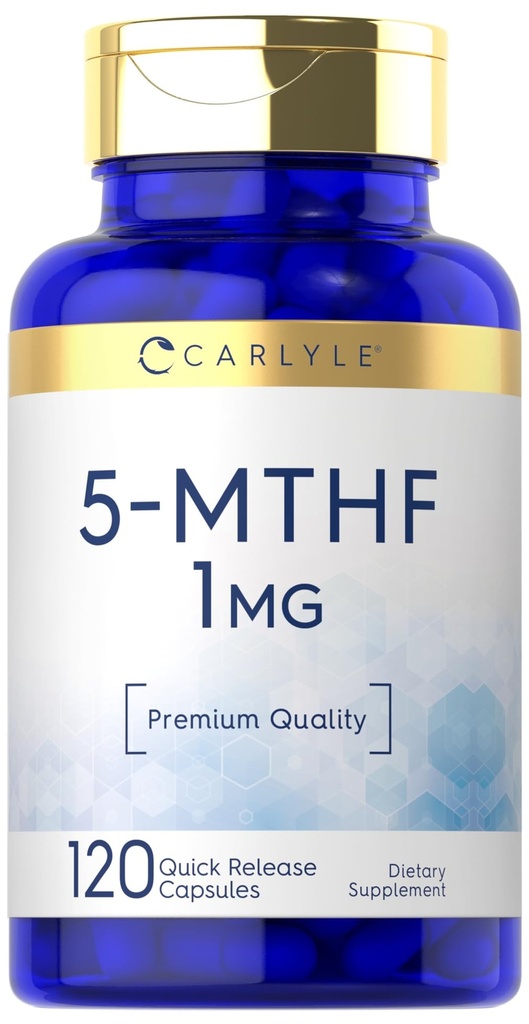 Carlyle 5- MTHF L Metyylifolaatti 1 mg ... 120 kapselia...