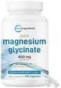Micro Ingredients Magnesium Glycinate 400 mg per Serving, 240 kapselia ...