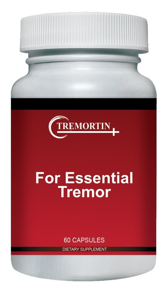 Natural Essential Tremor Herbal Supplement - Erbjuder lättnad för Shaky Hands, Arm, Leg och Voice Tremors (60 kapslar)