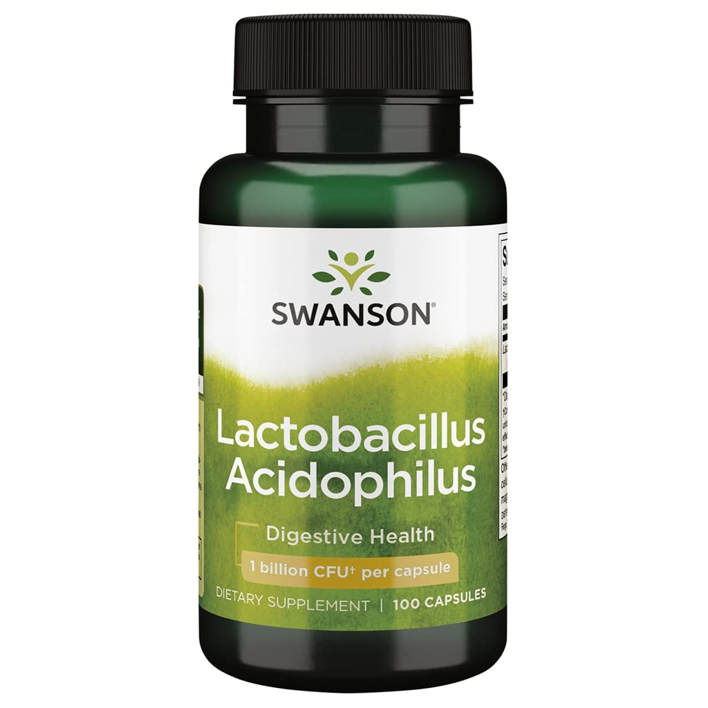 Swanson Lactobacillus Acidophilus 2 Billion Cfu 100 kapselia