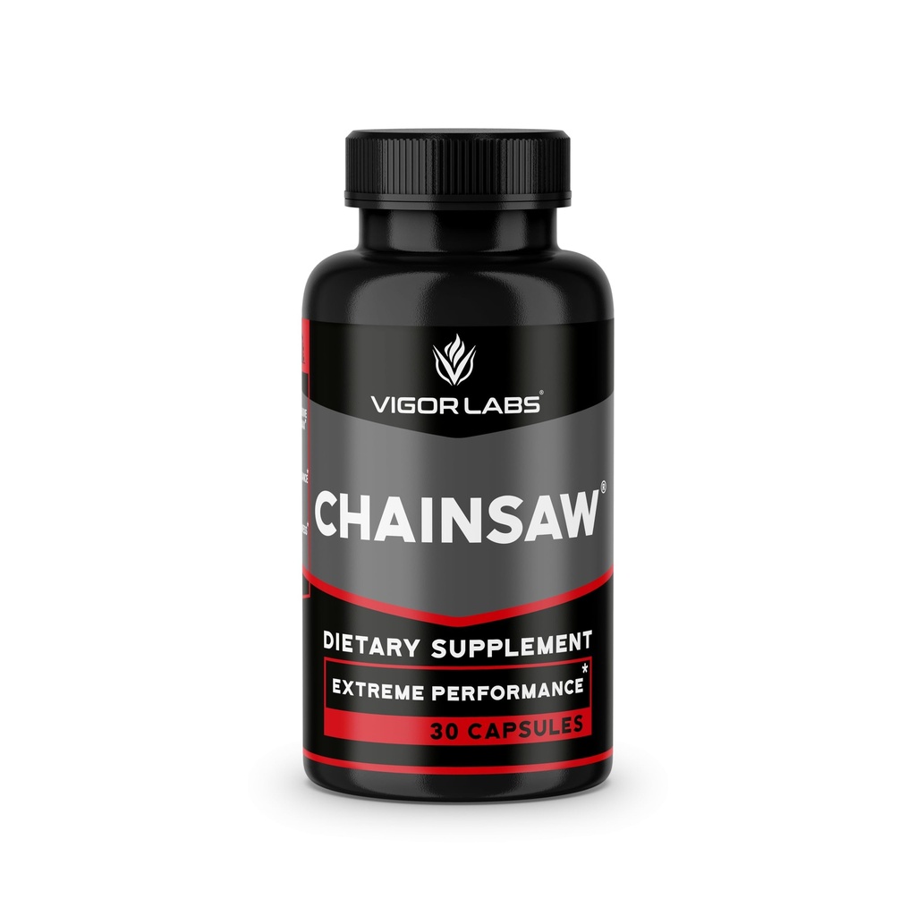 Ketjusaha Vigor Labs (30 kapselia), tukee Firmness, Stamina ja Endurance, Ravintolisä Boost Blood Flow (Made in USA)