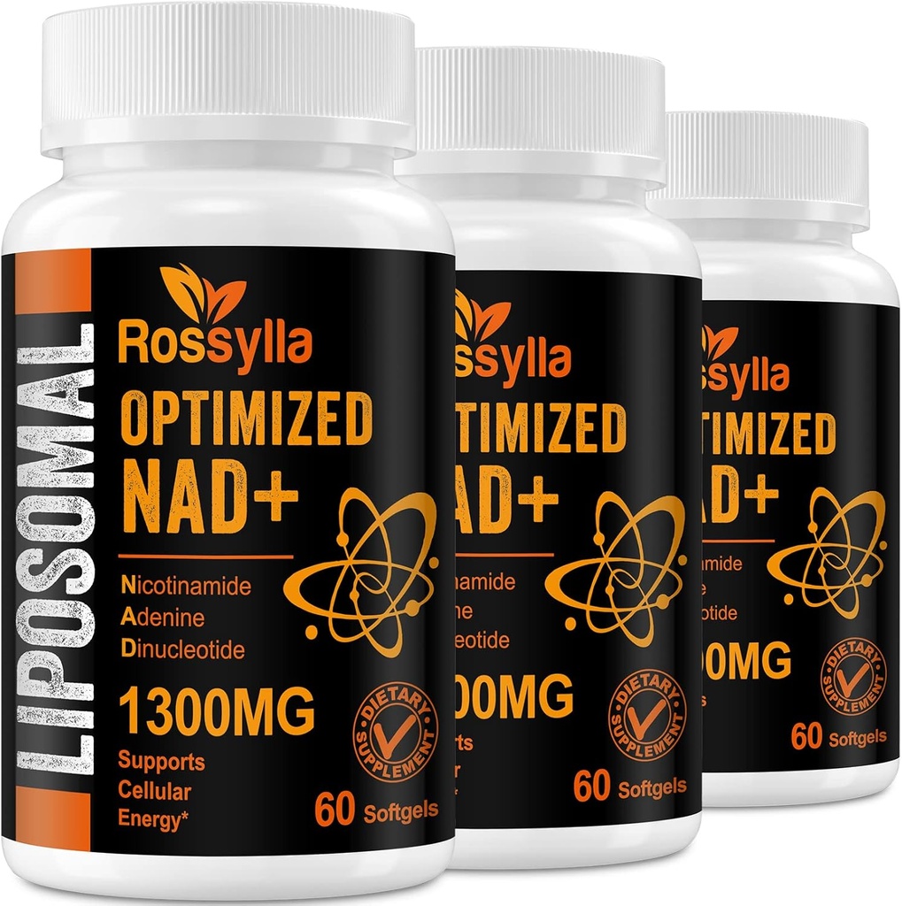 1300 MG Liposomaalinen NAD+- lisäannos . Tehostaminen NAD+ Täydennys ikääntyminen Defese, Cellular Energy, pitkäikäisyys 180 Count