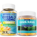 Omega3 + kurkuma, Kava rauhallinen Gummies