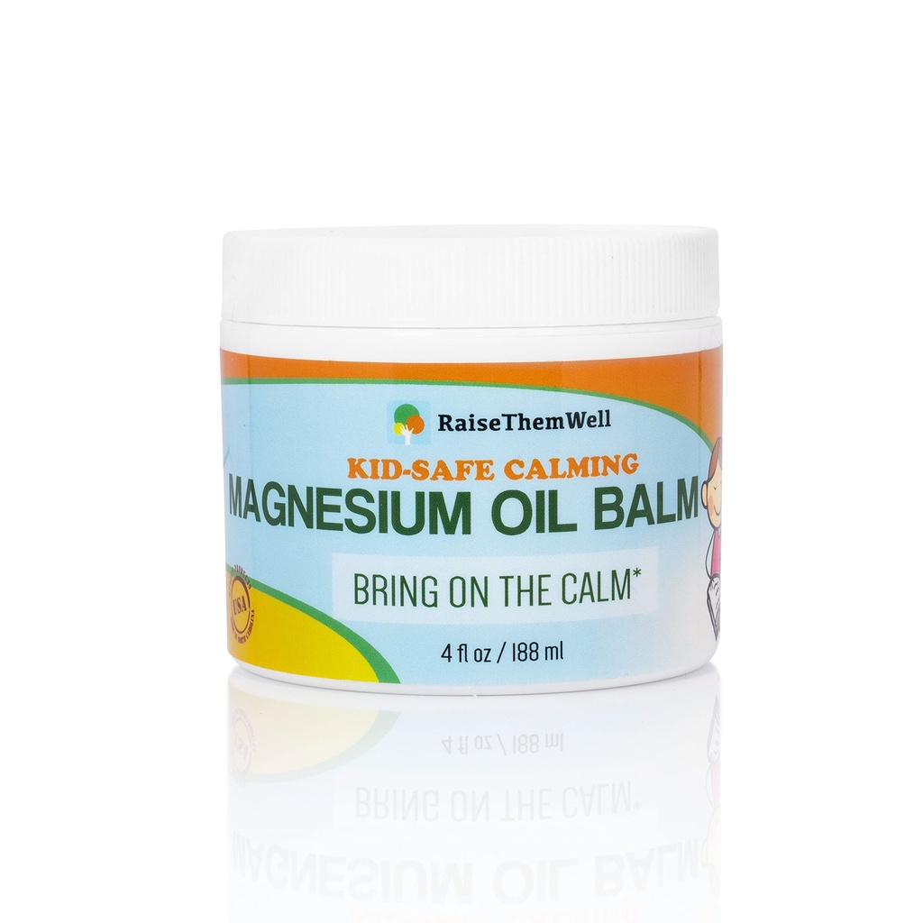 Nosta heidät Hyvin Lapset Rauhoittava Magnesium Balm ... 4 fl oz...