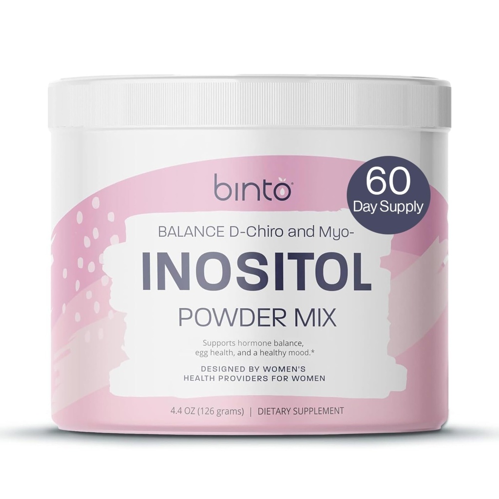 Binto Inositol Powder Mix ... 60 päivän toimitus 40:1 Myon ja D-Chiro Inositol...