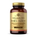 Solgar Vitamin D3 (Cholecalciferol) 250 MCG (10.000 IE), 120 Softgels - Hjälper till att upprätthålla hälsosamma ben och tänder - Immunsystemsupport - Non GMO, Gluten Free, Dairy Free - 120 portioner