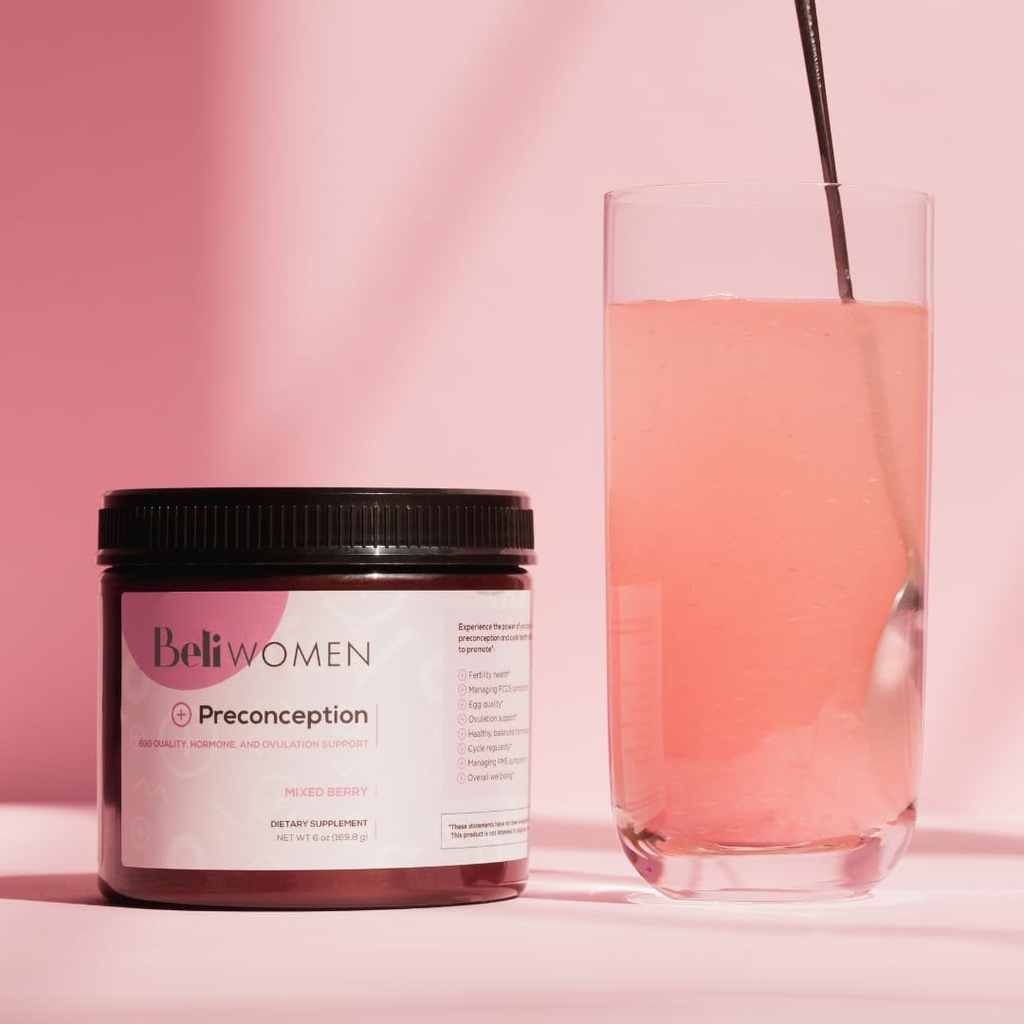 Beli Preception täydentää hedelmällisyyttä, munan laatu, PCOS, Hormonit, ja Ovulation. Berry Flavored Drink Mix Powder - Tuki PCOS & PMS. Valmistettu Inositolit, CoQ10, Acai, NAC ja enemmän.