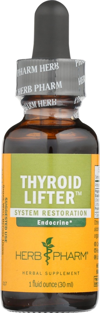Herb Pharm Kilpirauhasen Liquid kasviperäisten Formula Umpieritysjärjestelmän tuki - 1 Ounce