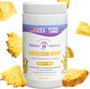 Magnesium Citrate Gummies - Sugar-Free, Vegan och icke-GMO för bättre sömn och avkoppling - No Sugar Alkohol - Magnesium Supplement för vuxna, tonåringar och barn - Pineapple - 240 Chews
