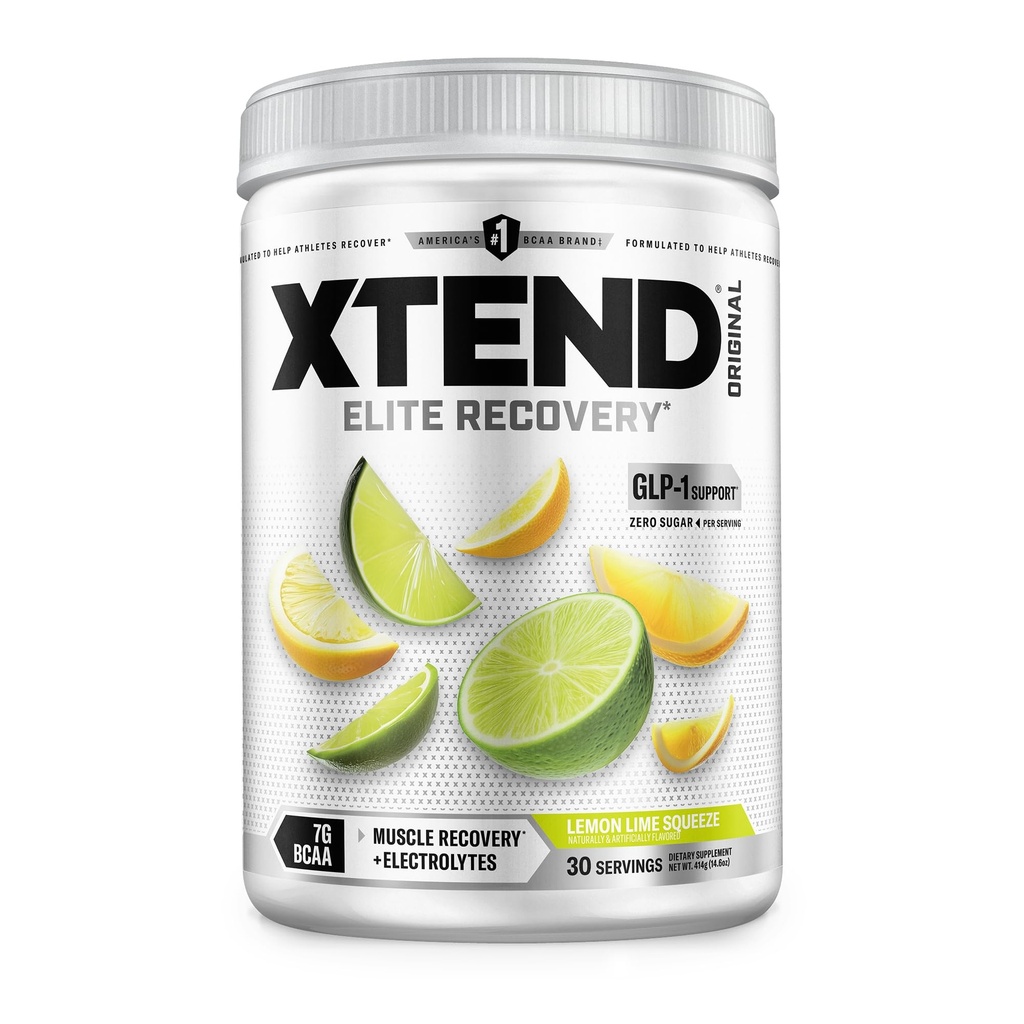 Xtend XTEND Original BCAA Powder 7g BCAA ja 2,5g L-glutamiinia, sokeriton post harjoitus Lihas Recovery Drink with Amino acids for Men & Women, 30 tarjoilua