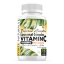Suuri annos C 1500 mg liposomaalinen C Complex täydennysosa Auringonkukka Lesitiini kapselit täydentää Suljettu maito Auringonkukka Lesitiini 180 kapselia Juhla Vitamiinit