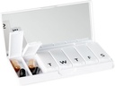 PORT X POLIISH Designer Viikoittain pilleri laatikko Järjestin (yksi 1X päivittäin, Crisp White) ... Kompakti, tyylikäs 7-päivän vitamiini täydentää asia...