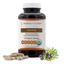 Heimo Juniperin 120 kapselin salaisuudet, 1000 mg, USDA Organic Juniper (Juniperus communis) Kuivattu marja (120 kapselia)