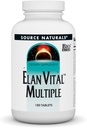 Source Naturals Elan Vital Multiple - tukee aivot, sydän, maksa, immuuni, energia Boost - 180 tablettia