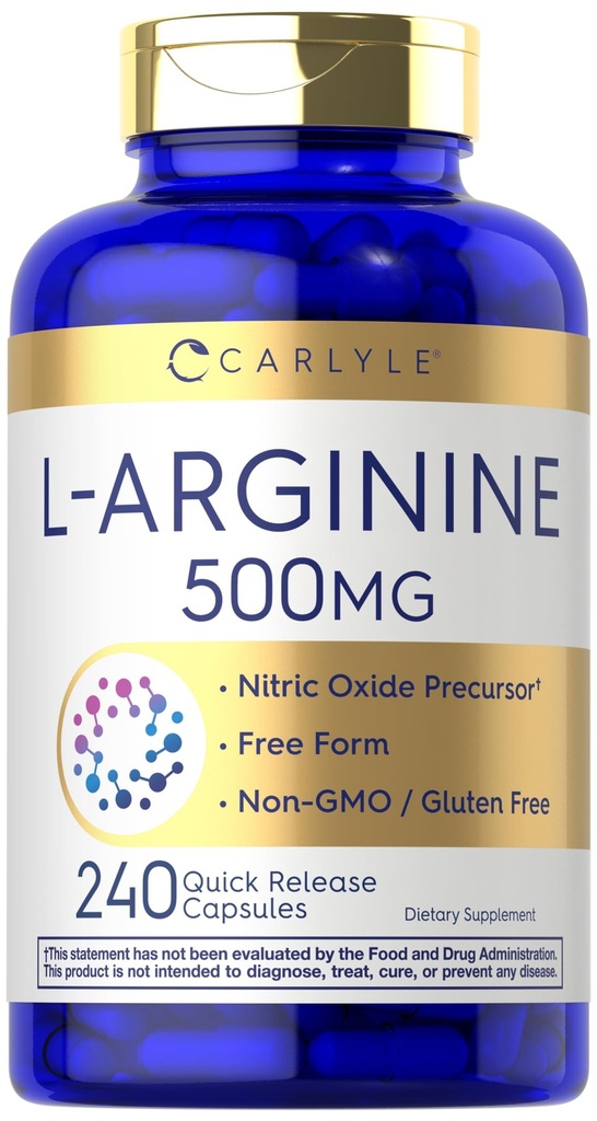 Carlyle L-arginiini 500 mg kapselit ...