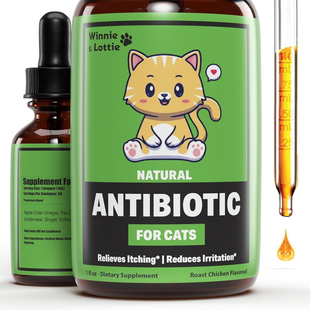 Winnie & Lottie Natural Antibiootit Kissat Antibiootit 