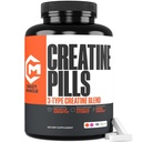 Hullu lihas Creatiini pillereitä, 5g 3X puhdasta kreatiini Monohydraattia, Pre harjoitus Bulk Lihasvoidetta, korkea imeytyminen Helppo ottaa ThreeAtine 3 tyyppi Optimum suorituskyky Lean kasvu, 90 tablettia