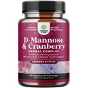 D Mannoosi karpalo täydentää - Potent D Mannose 1000mg kapselit munuaisten puolustus tuki & puhdistaa ja virtsateiden terveyttä naisten ja miesten - rakko terveys täydentää aikuisille - 120 kreivi