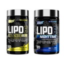 Nutrex Research Lipo 6 Intense och Nighttime AM/PM Bundle