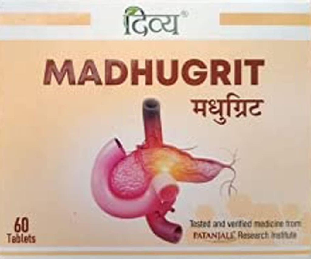 Patanjali Divya Madhugrit 60 tablettia - 1 tabletin pakkaus