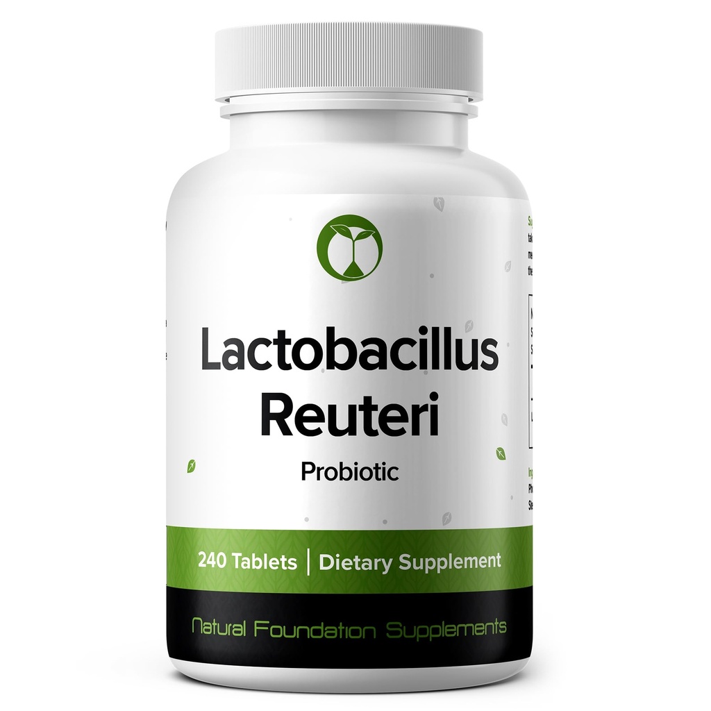 Lactobacillus Reuteri Probiotic Supplement 240 tablettia 3 miljardia PMY Probiootit miehille ja naisille tukee suoliston digestiivinen & Gut Health (240, Lactobacillus Reuteri)