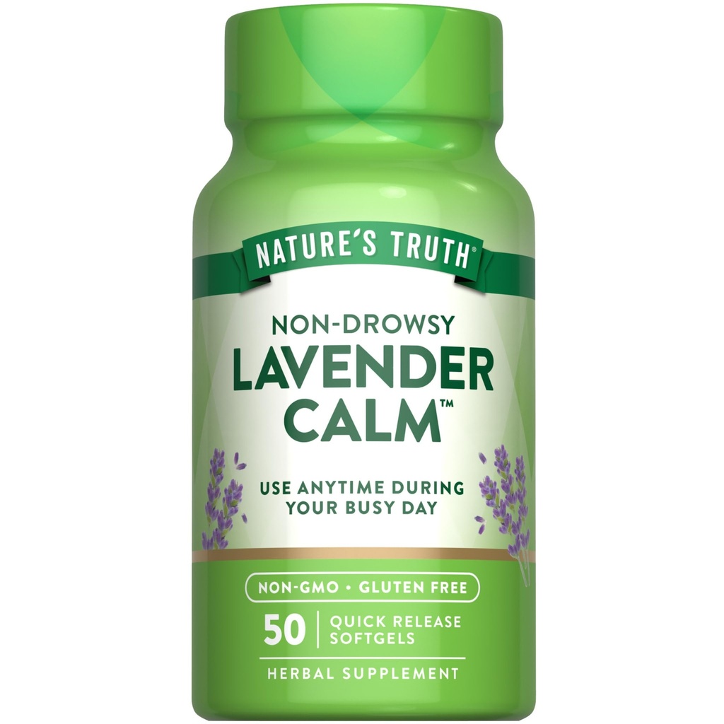 Nature's Truth Lavender Calm Softgels Oral Supplement 