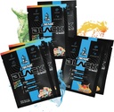 eFlow Nutrition ENRAGE Black Preworkout Näytepakkaukset - Matkapakkaukset - High Stim Energy, Pump, Strength, Endurance, Focus, Nootropic Formula - Sour Gummy & Sour Mango Flavor (6 pakkausta)