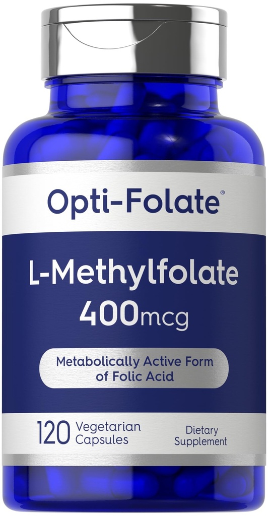 Carlyle L Methylfolate 400 mikrog ... 120 Kasvissyöjäkapselit ... Optimoitu ja aktivoitu Metyylifosaatti...
