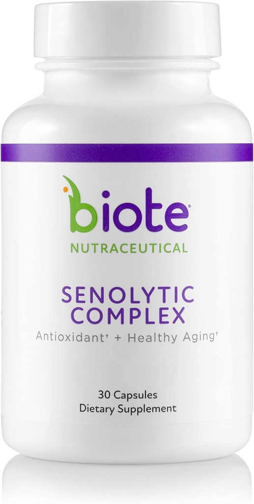 Biote Nutraceuticals - SENOLYTIC Complex - Antioksidantit + Terve ikääntyminen (30 kapselia)