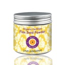 Deve Herbes Pure Flax Seed Powder (Linum usitatissimum) Organic Certified Natural Therapy Grade 100 gm (3.5 oz)