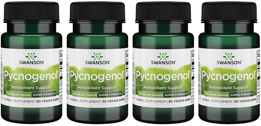 Swanson Ultra Pycnogenol - Super Strength 150 mg 30 Veg Caps 4 pakkaus