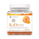 Youtheory K2D3 - Bone & Heart Health Support * - Kombinerar vitamin D3 & Vitamin K2 - Dairy, Soy & Gluten Free - Peach, 60 Vegetariska Gummies