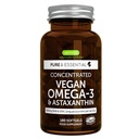 Igennus Vegan Omega-3 Natural Triglyceride Algae Oil, DHA & EPA Fatty Acid Supplement, 180 Small Softgels med Astaxanthin, Easy-to-Swallow, Pure & Sustainable, 90 Servings