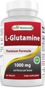 Best Naturals L-glutamiini 1000 mg Fuel for Workout (Non-GMO) Tabletit, 180