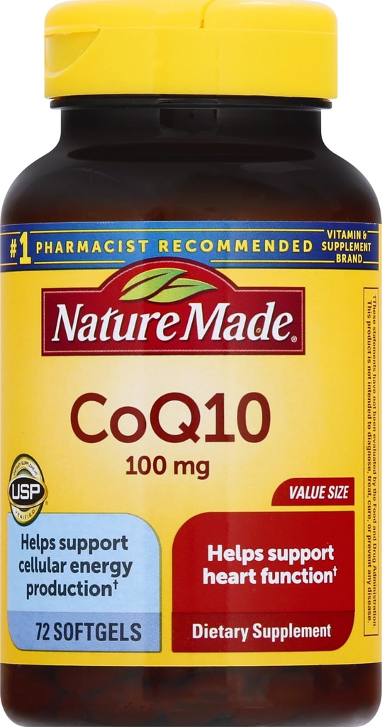 CoQ10 100 mg Softgels, 72 celsiusaste