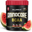 ALLMAX Nutrition AMINOCORE BCAA Powder, 8.18 Grams of amino acids, Intra ja Post Treout Recovery Drink, Gluteeniton, Watermelon, 945 g
