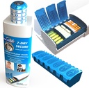 Pill Pod 7 Day Secure, Locking Pill Organizer, Lapsi-Resident Lock Box, Erittäin suuri viikoittain pilleri suunnittelija, vanhempi ystävä